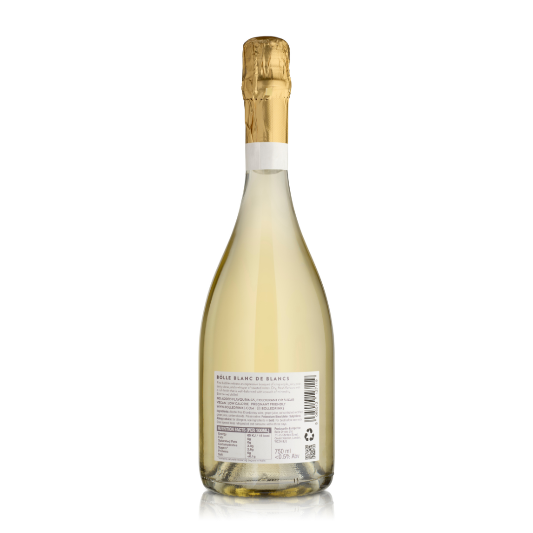 Blanc de Blancs Alcohol-Free Sparkling Wine – BOLLE US